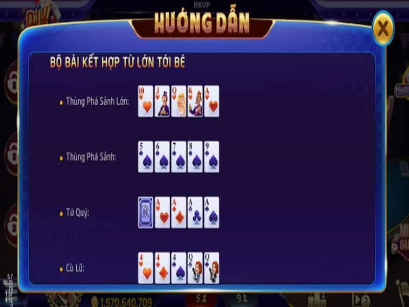 Thể lệ tham gia Poker XIN88