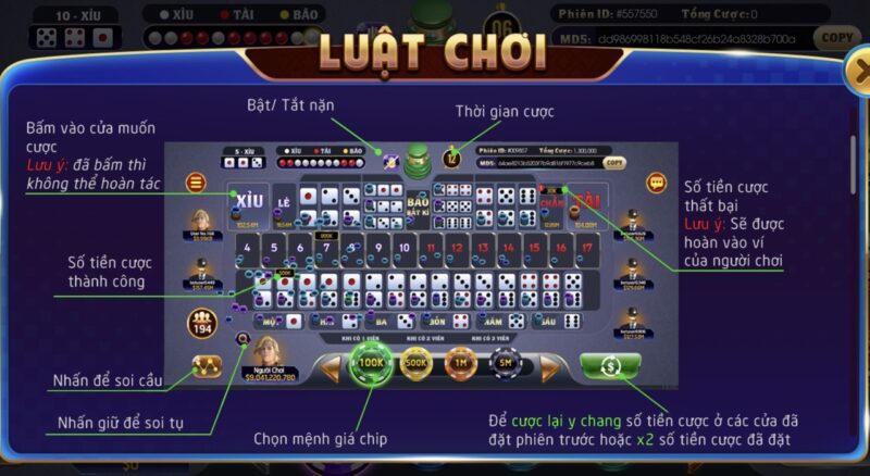 Khái quát về game tài xỉu tại trang chủ XIN88